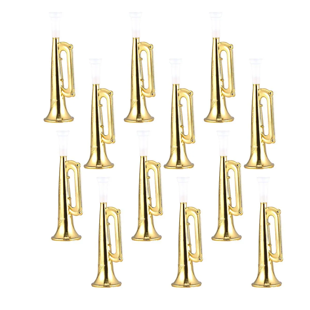 14pcs Plastic Trumpet Toys Musical Sounding Toys Cheering Props Party Favorece los suministros educativos