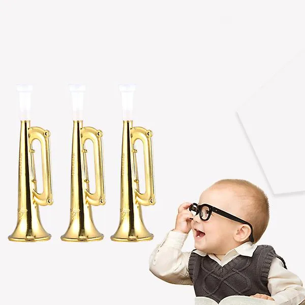 14pcs Plastic Trumpet Toys Musical Sounding Toys Cheering Props Party Favorece los suministros educativos