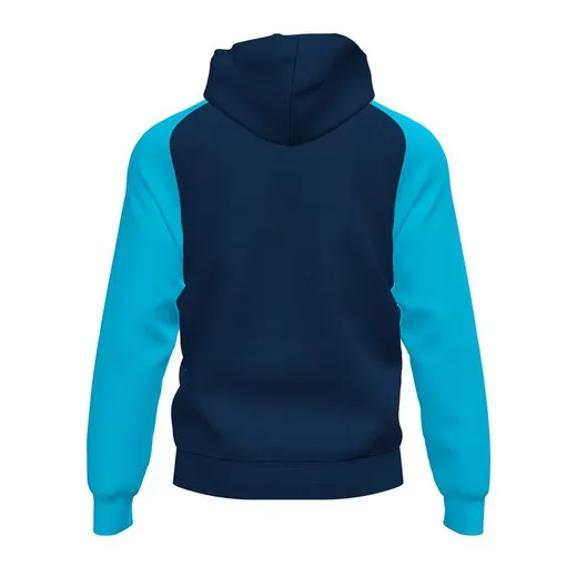 ACADEMY IV ZIPUP HOODIE NAVY FLUOR TURQUOISE