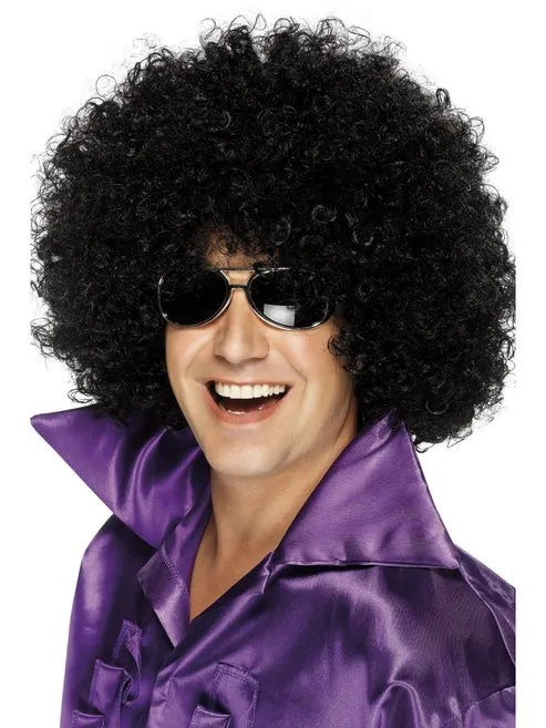 AFRO WIG, MEGAHUGE, BLACK