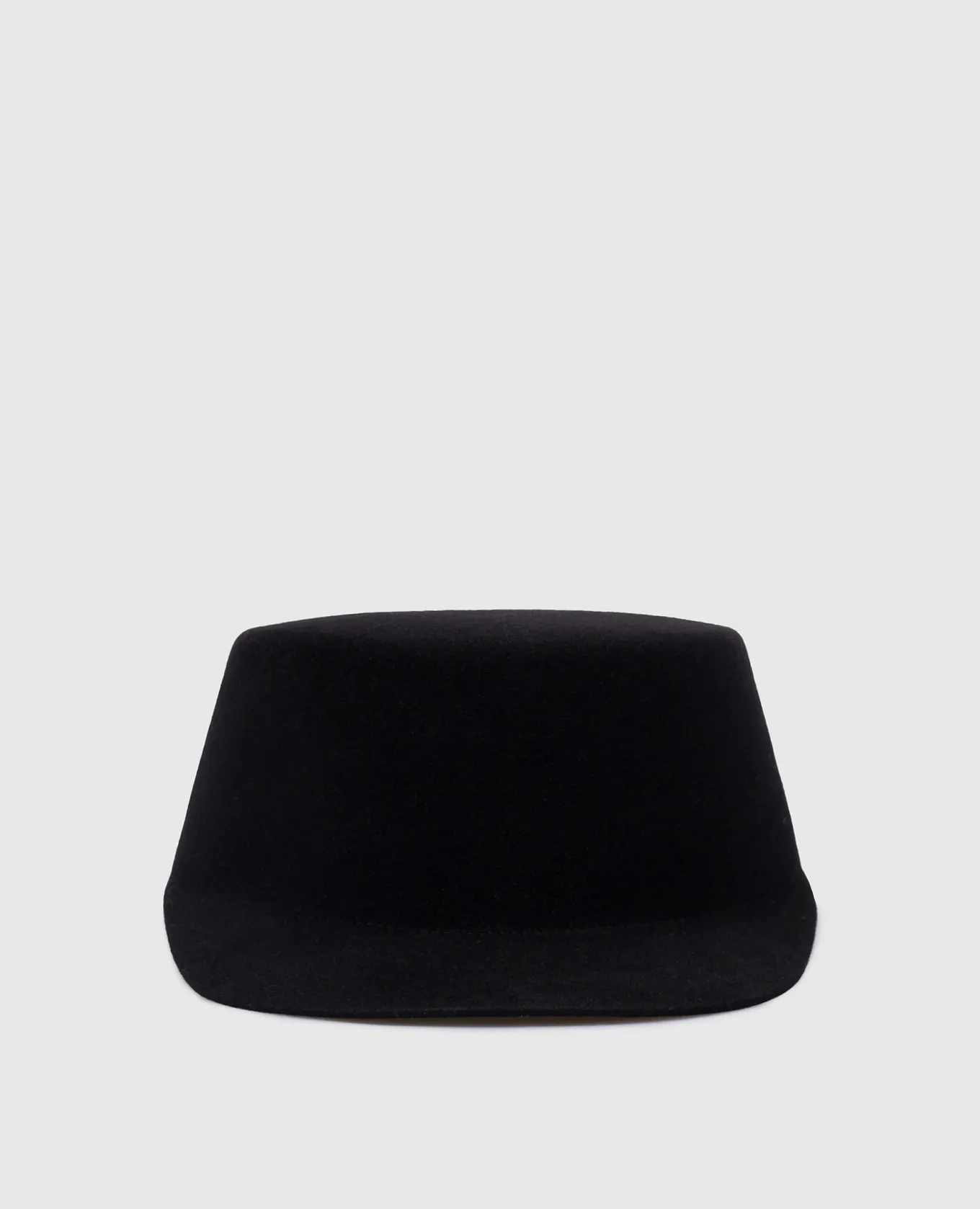 Agnona Black cap made of wool