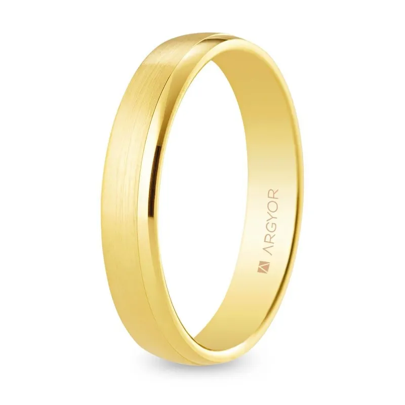 Alianza "Argyor" Mixta Oro 18k 4mm (5140545)