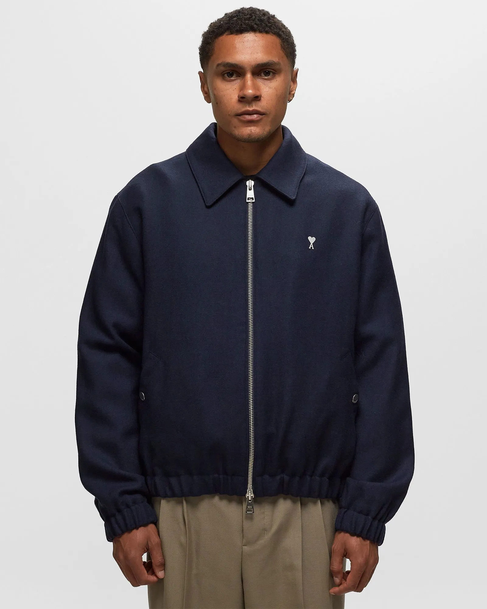 AMI Paris DE COEUR ZIPPED JACKET