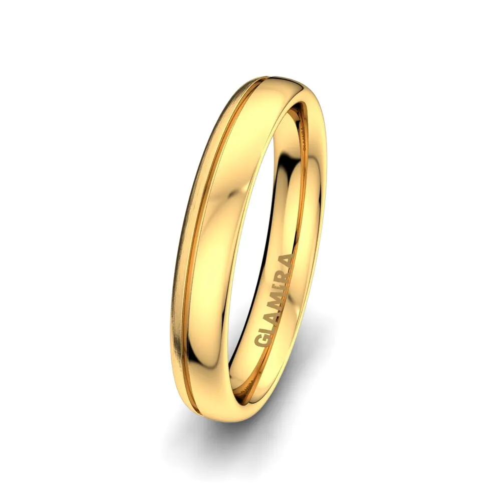 Anillo de boda Natural Glitter 4 mm