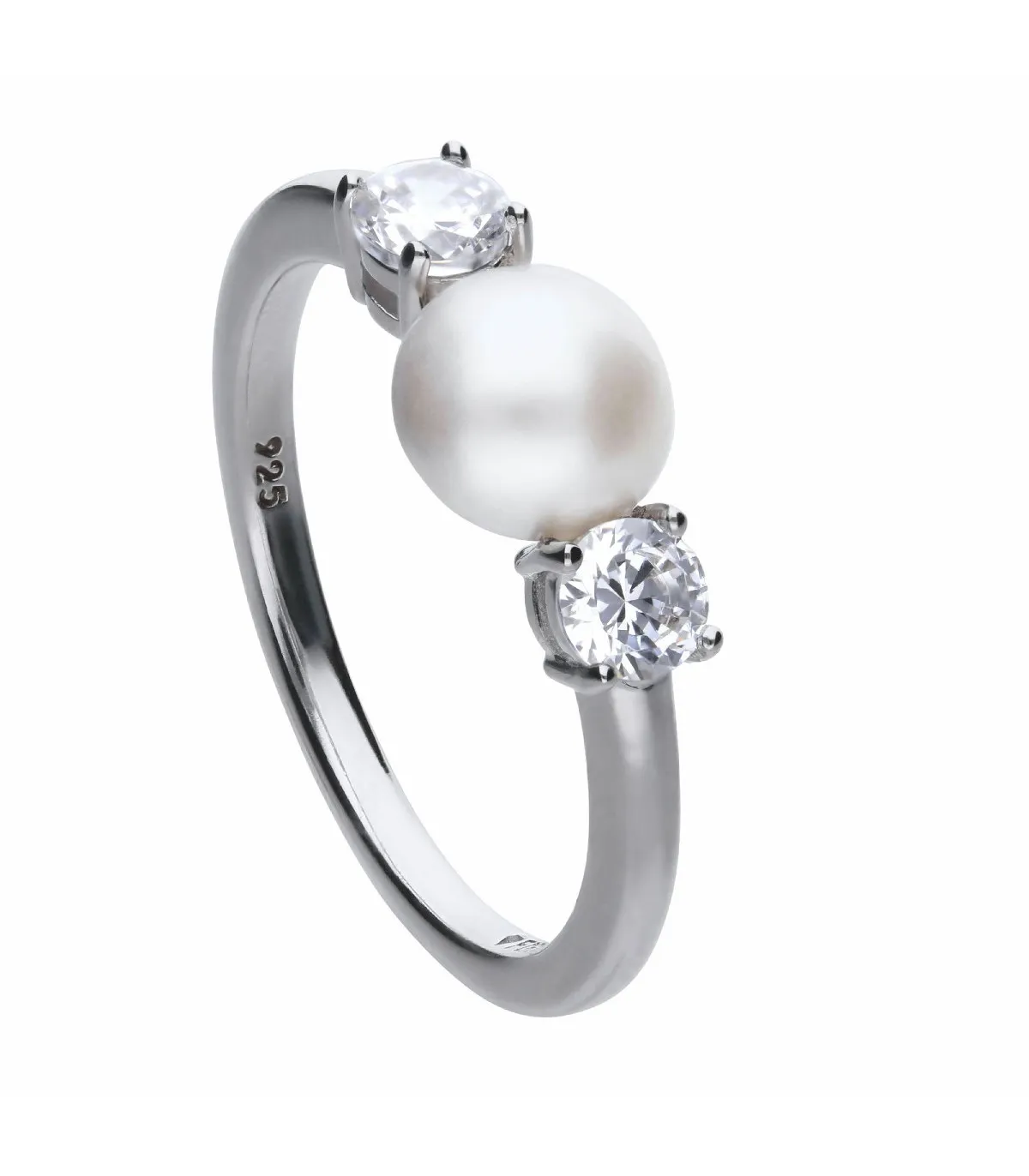 ANILLO DIAMONFIRE PERLA Y CIRCONITAS  6117551222
