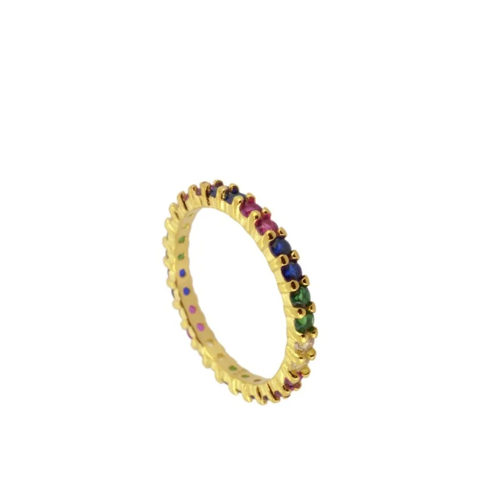 Anillo Eve Multicolor Oro