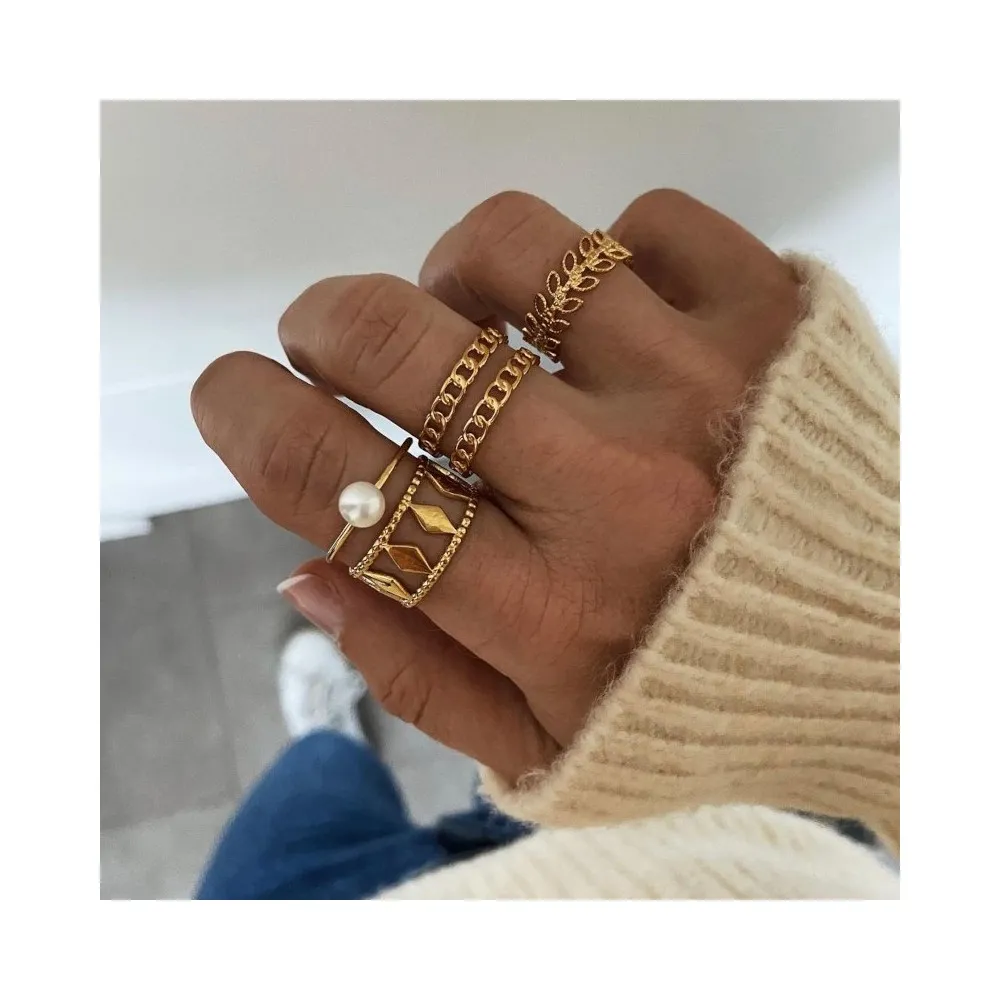 Anillo Pearl Oro