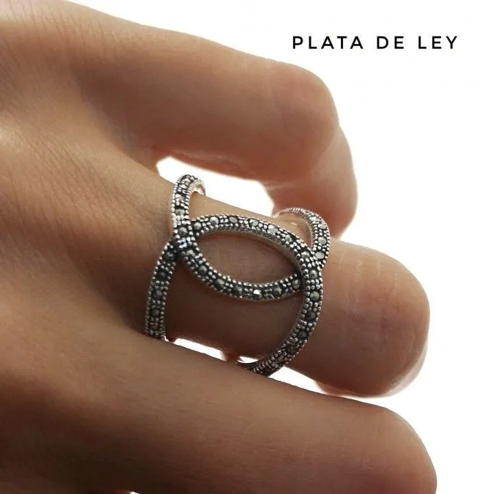 Anillo Plata Marquesitas
