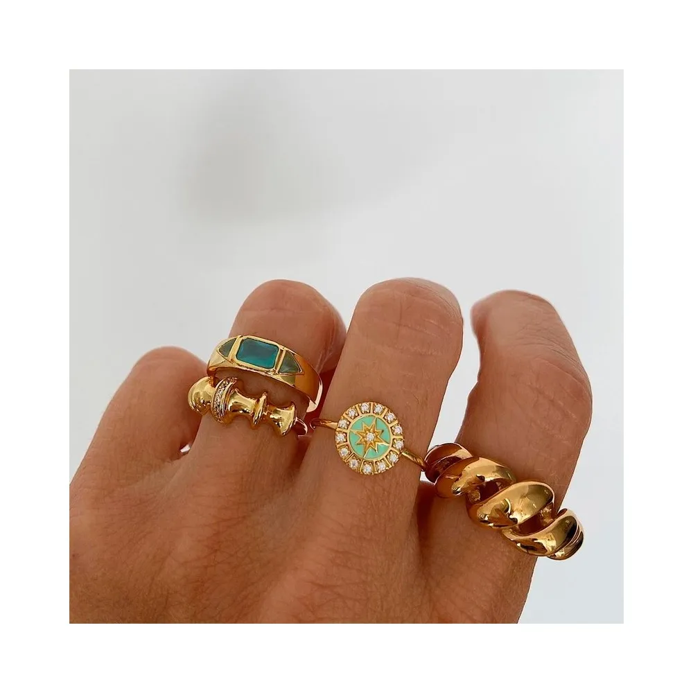 Anillo Twisted Maxi Oro