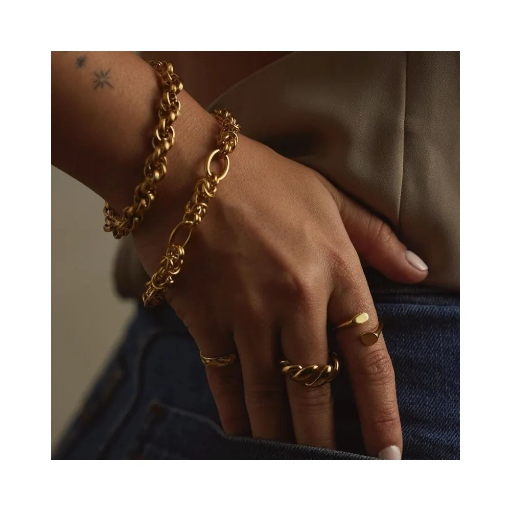 Anillo Twisted Maxi Oro