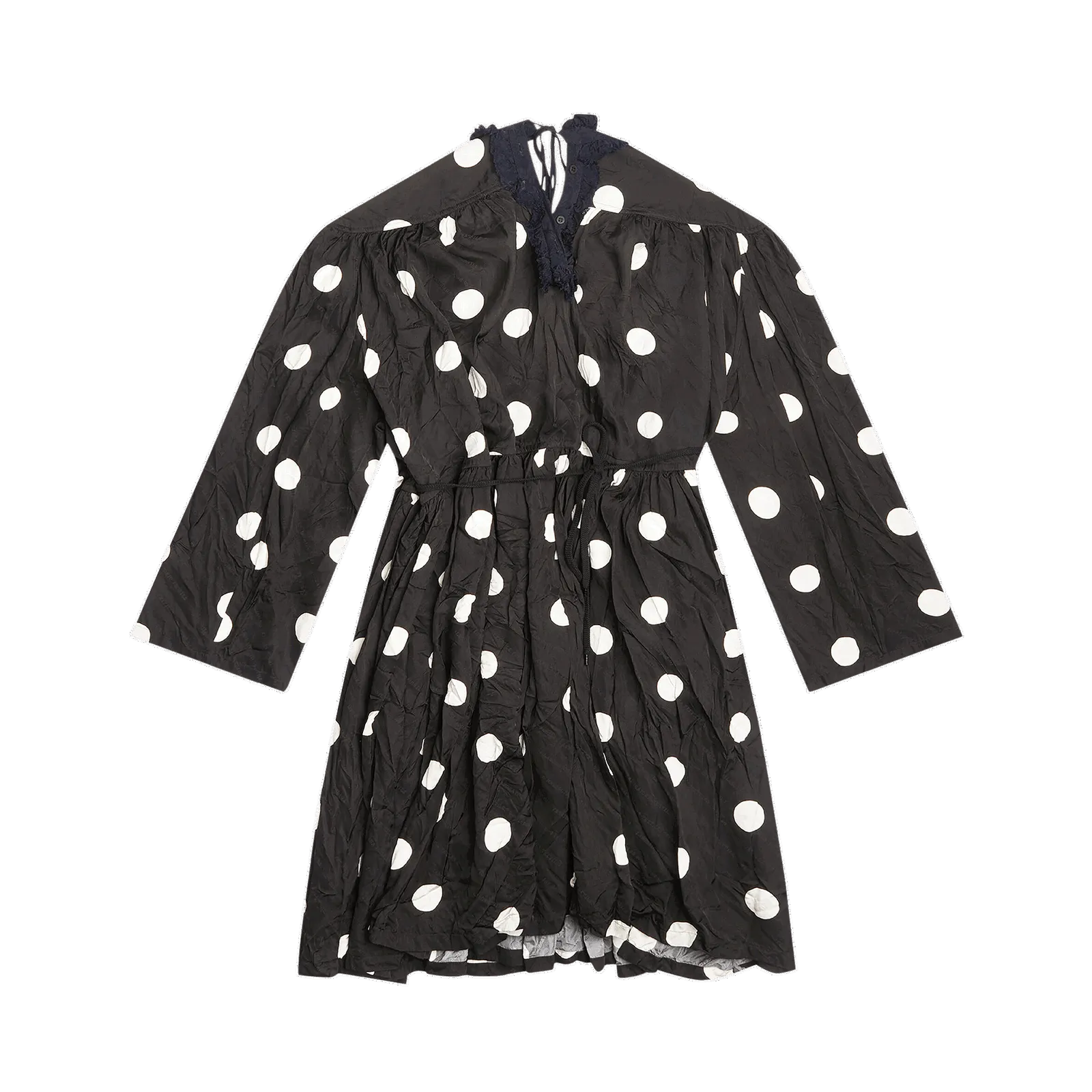 Balenciaga Backwrap Dress "Black/White"