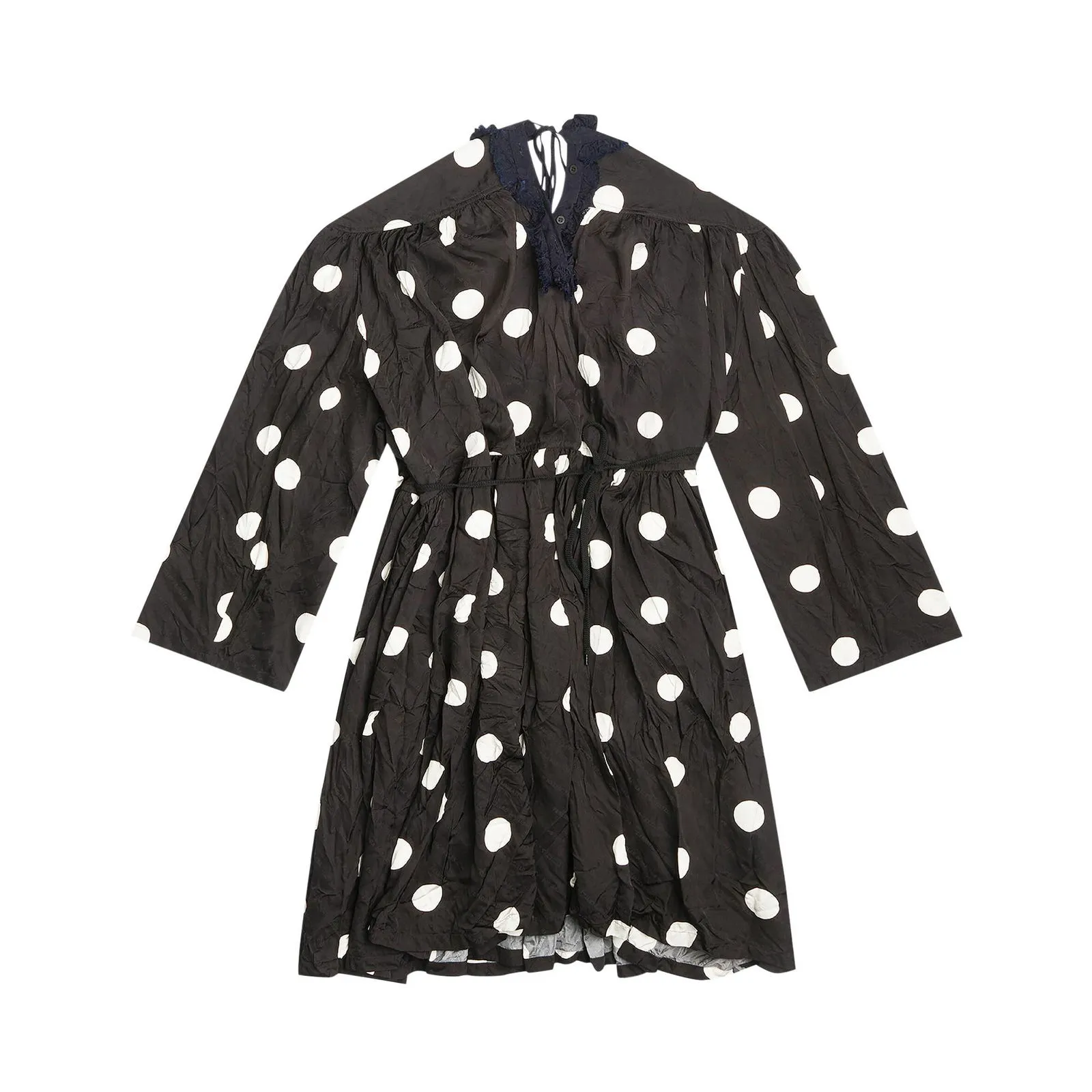 Balenciaga Backwrap Dress "Black/White"