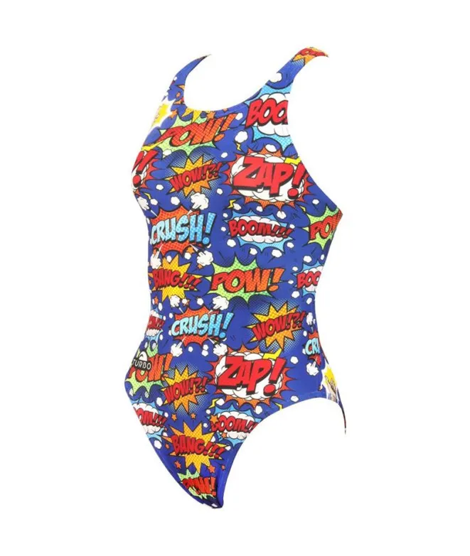 BAñADOR AZUL DE NATACIóN TURBO PRORACER BOOM !!! MUJER