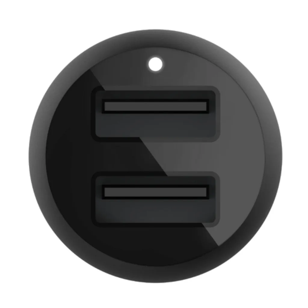 BELKIN CARGADOR PARA CARRO DUAL USBA 24W BOOSTCHARGE, CCD001BT1M