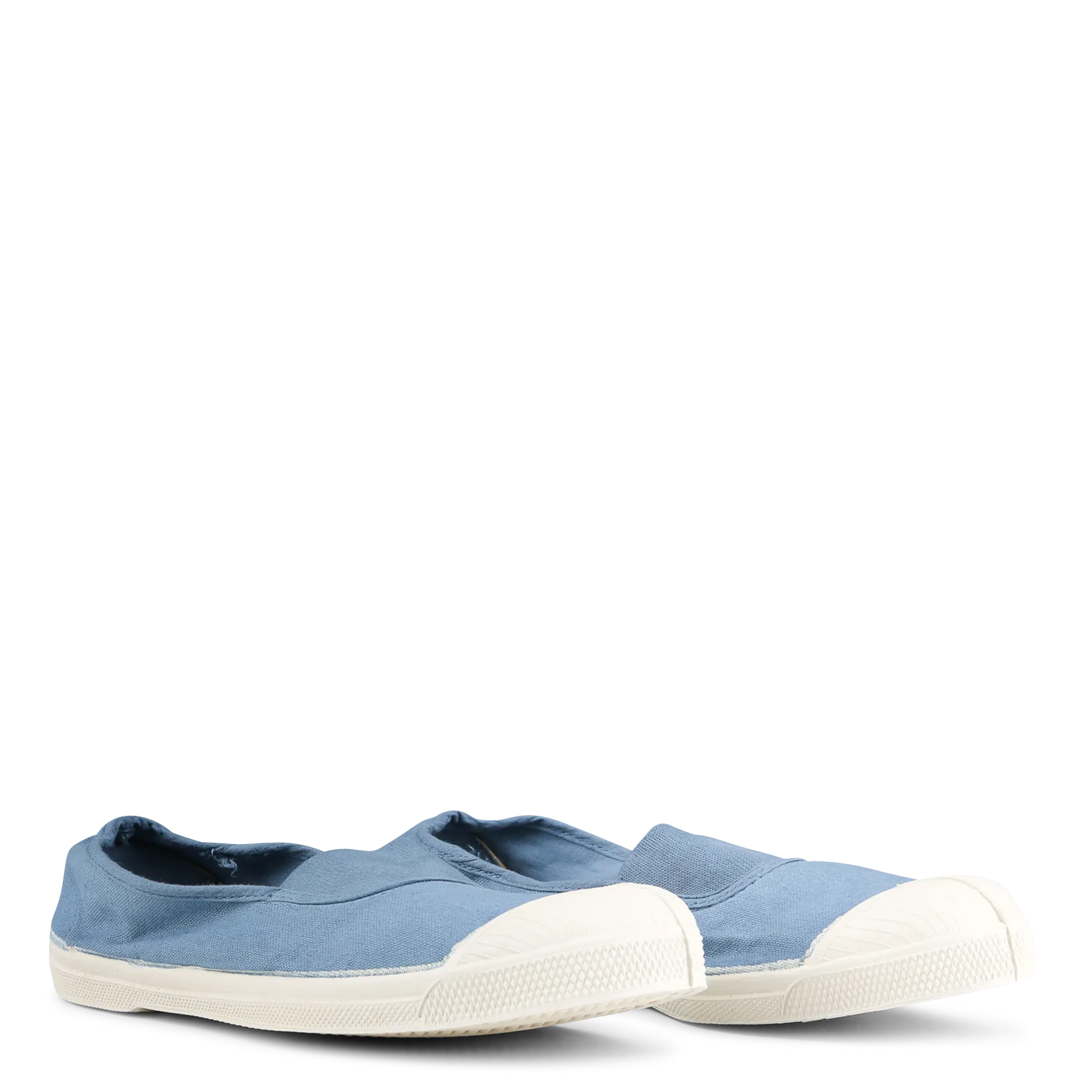 BENSIMON Deportivas de tela con elásticos en azul