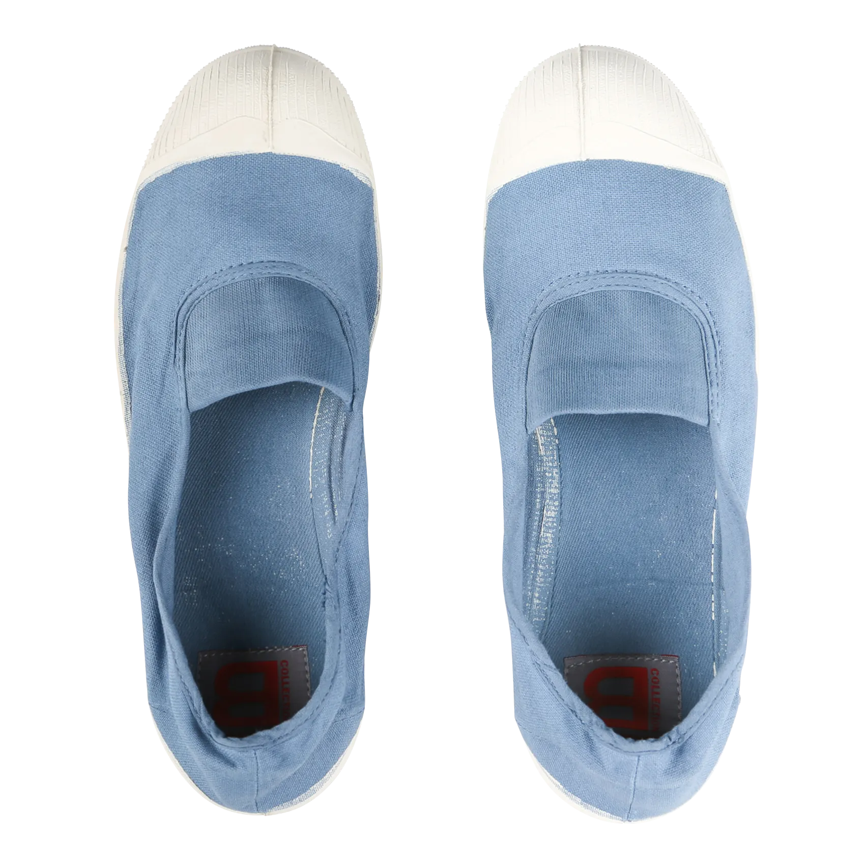 BENSIMON Deportivas de tela con elásticos en azul