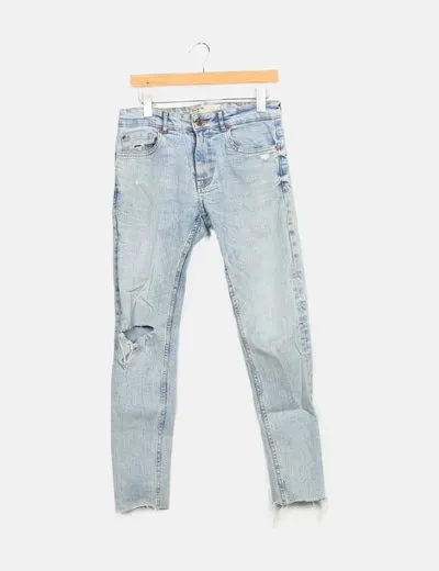 Bershka Jeans skinny ripped