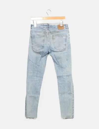 Bershka Jeans skinny ripped