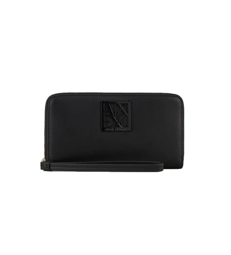 Billetera plegable negro