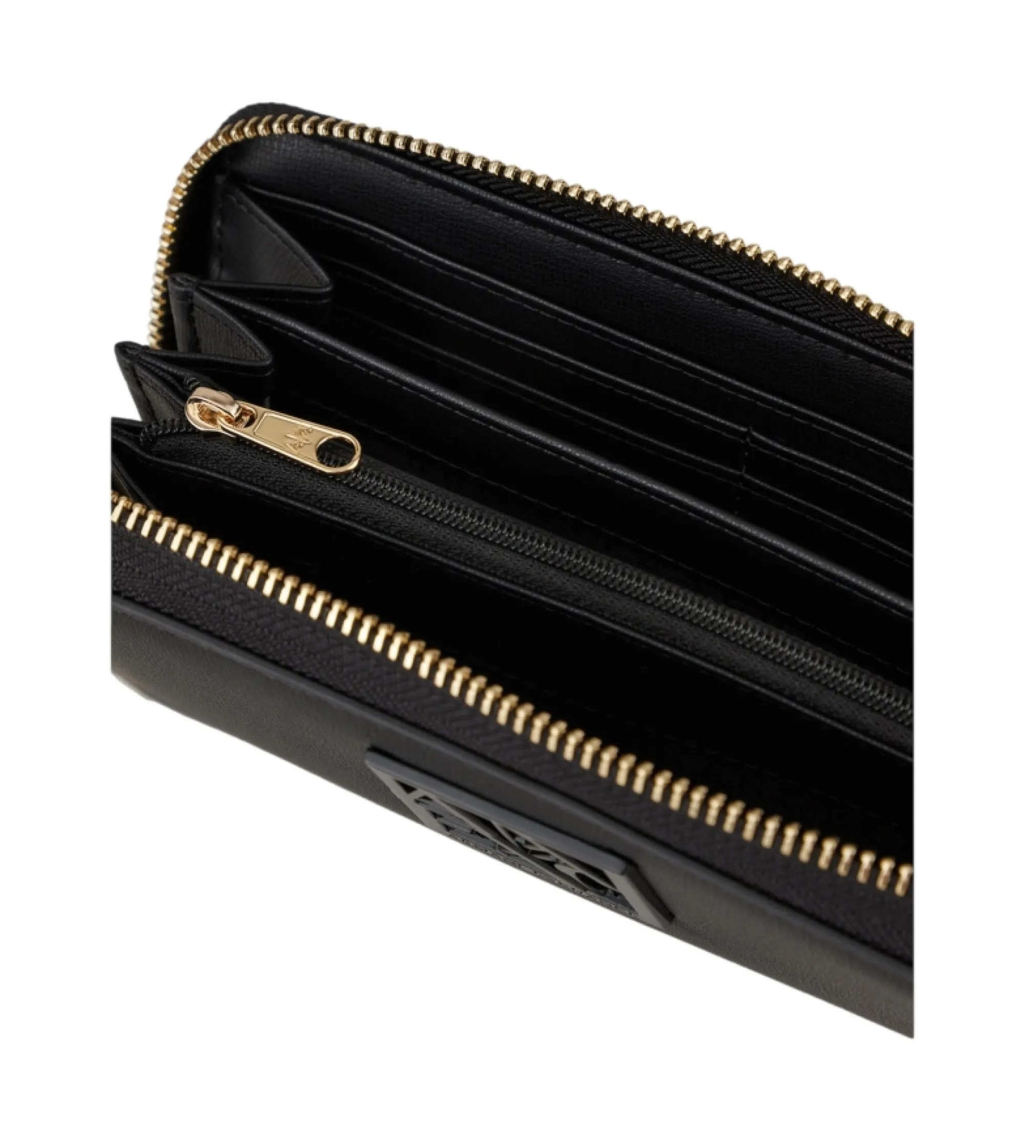 Billetera plegable negro