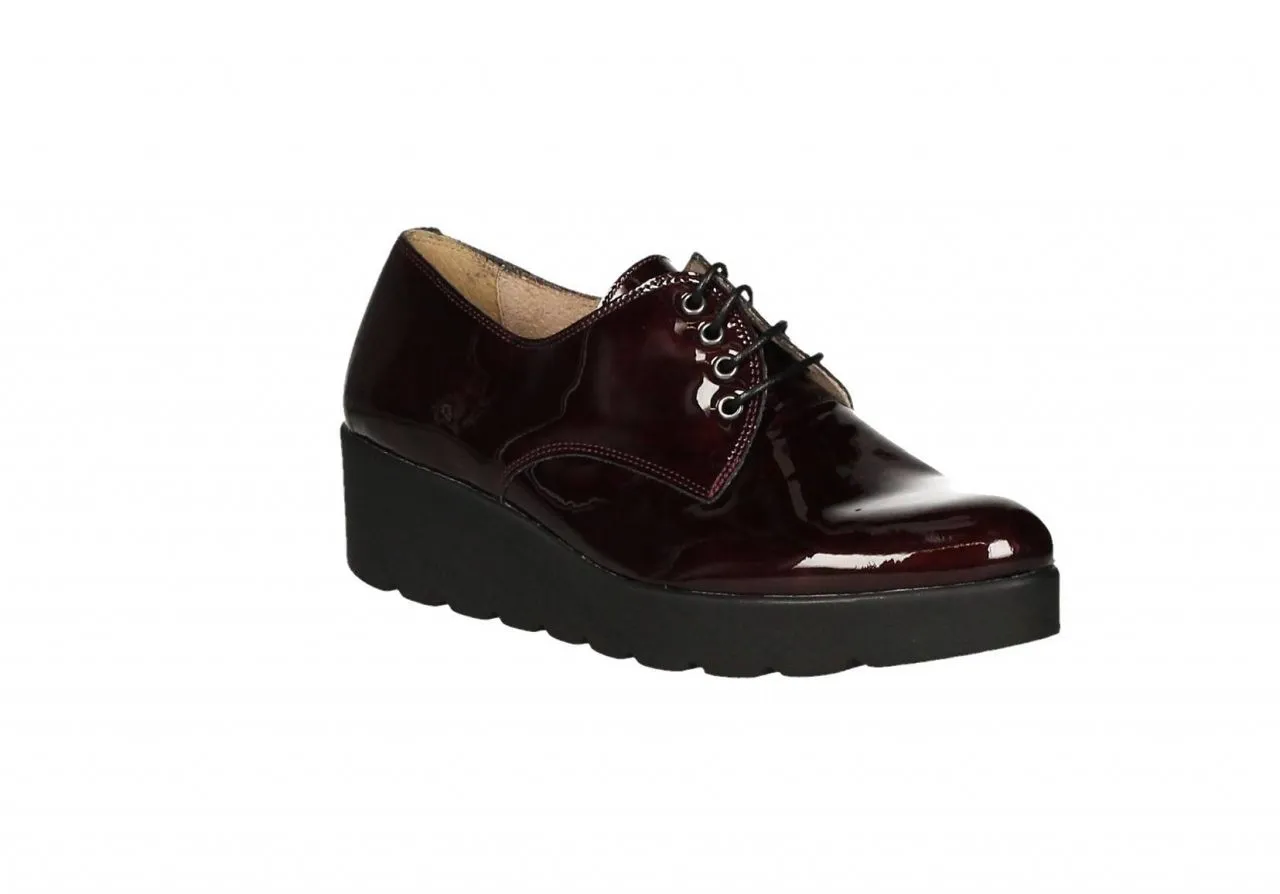 Blucher Charol Burdeos Ojetes Punta Fina