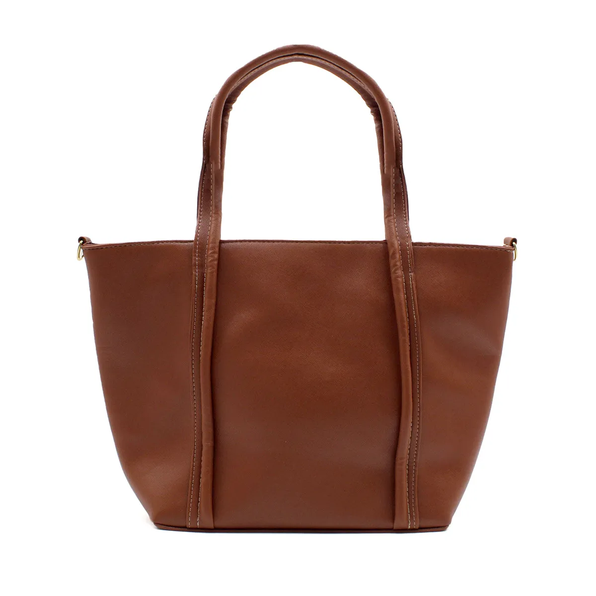 Bolsa Tote Doble asa Color Vino Exterior Piel sintética de RBCOLLECTION