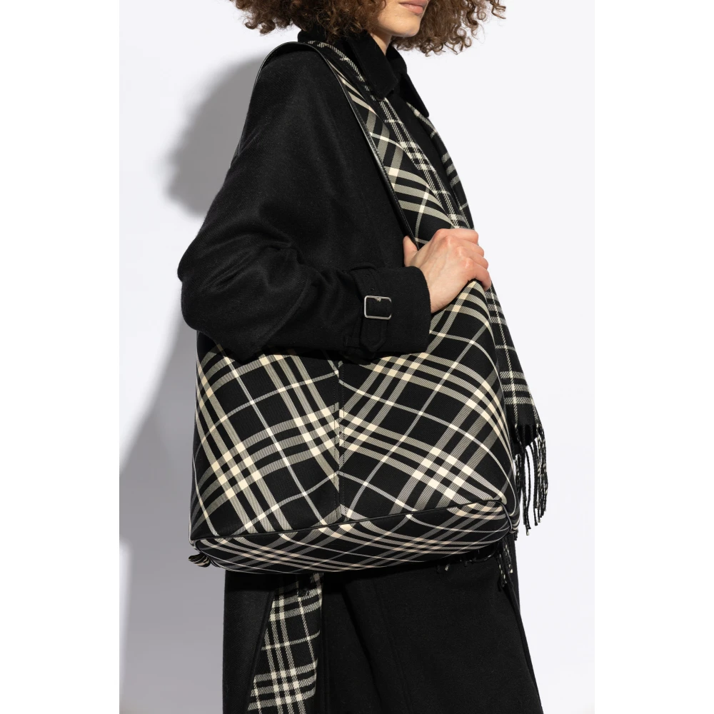 Bolso de hombro a cuadro