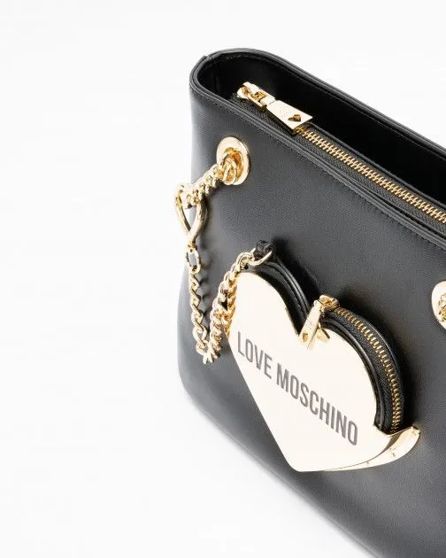 Bolso de hombro Love Moschino JC4130PP1ILO0000 Negro