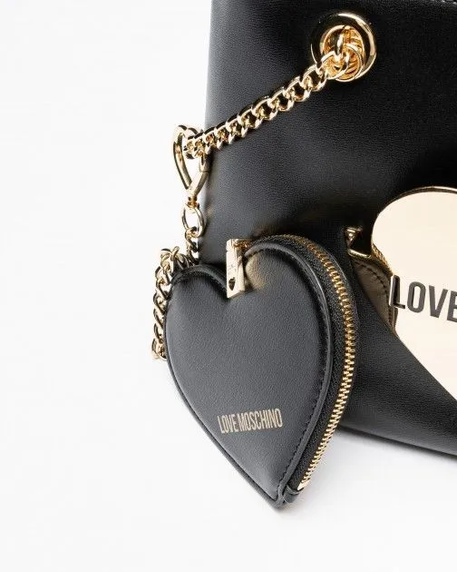 Bolso de hombro Love Moschino JC4130PP1ILO0000 Negro