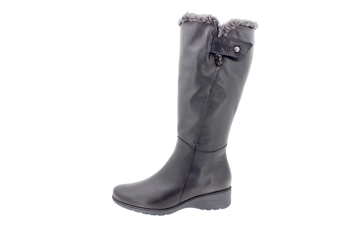Boot Black Leather