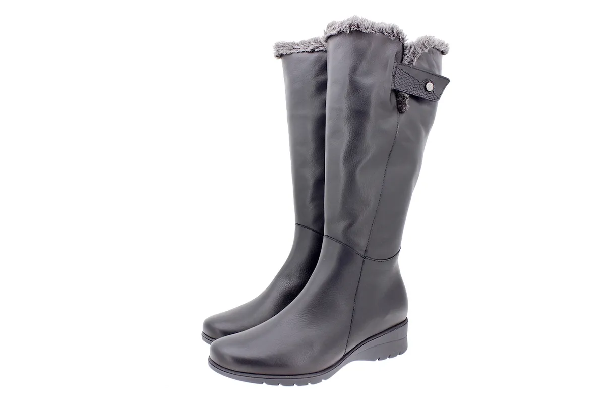 Boot Black Leather