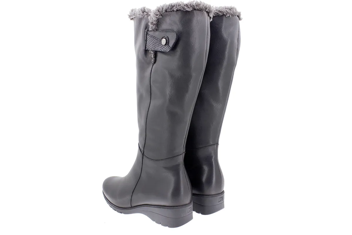 Boot Black Leather