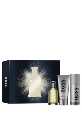 BOSS BOTTLED EAU DE TOILETTE THREEPIECE GIFT SET