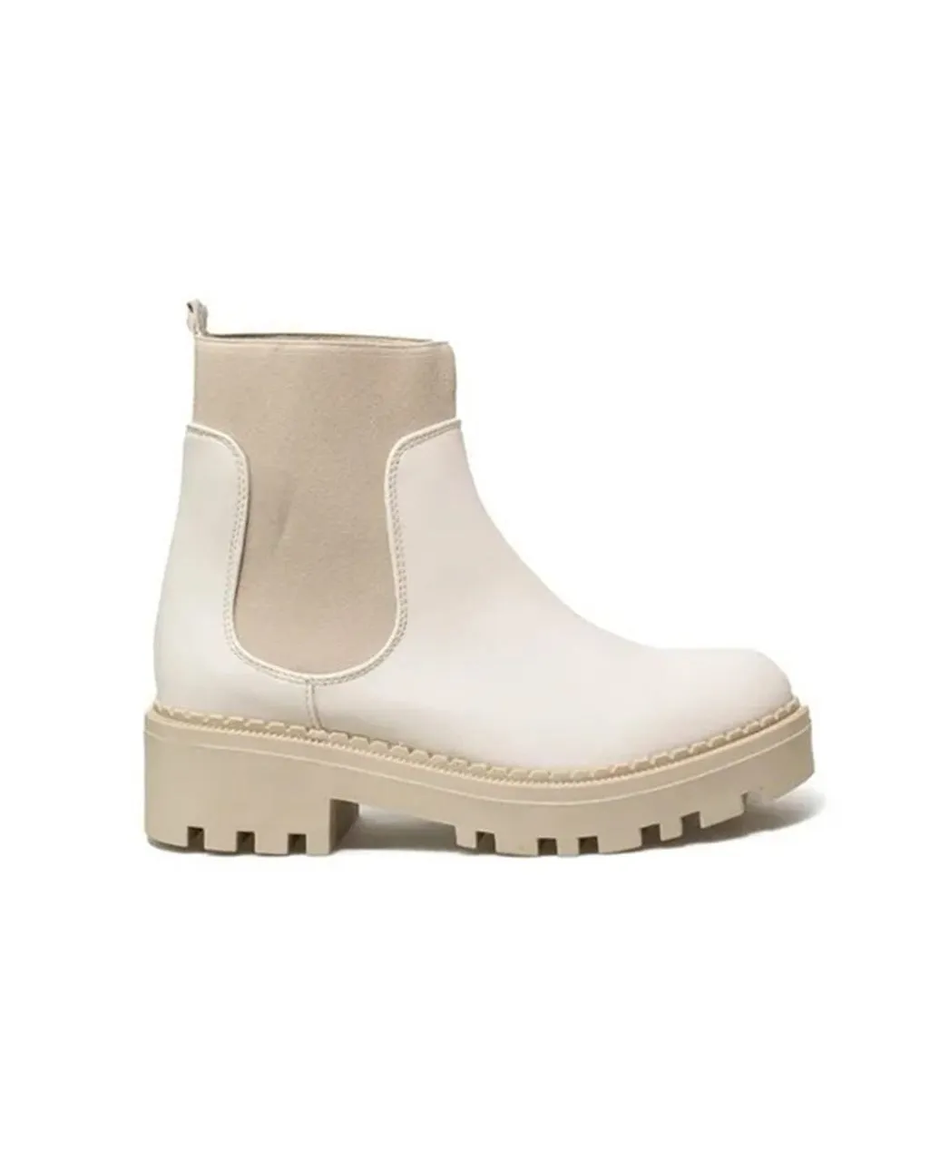 Botin Chunky Liso Con Elástico Norma 6049