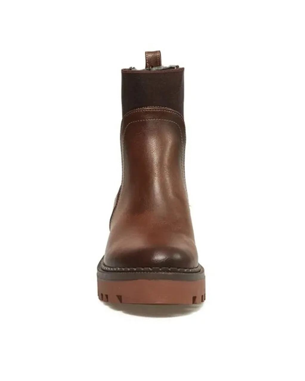 Botin Chunky Liso Con Elástico Norma 6049