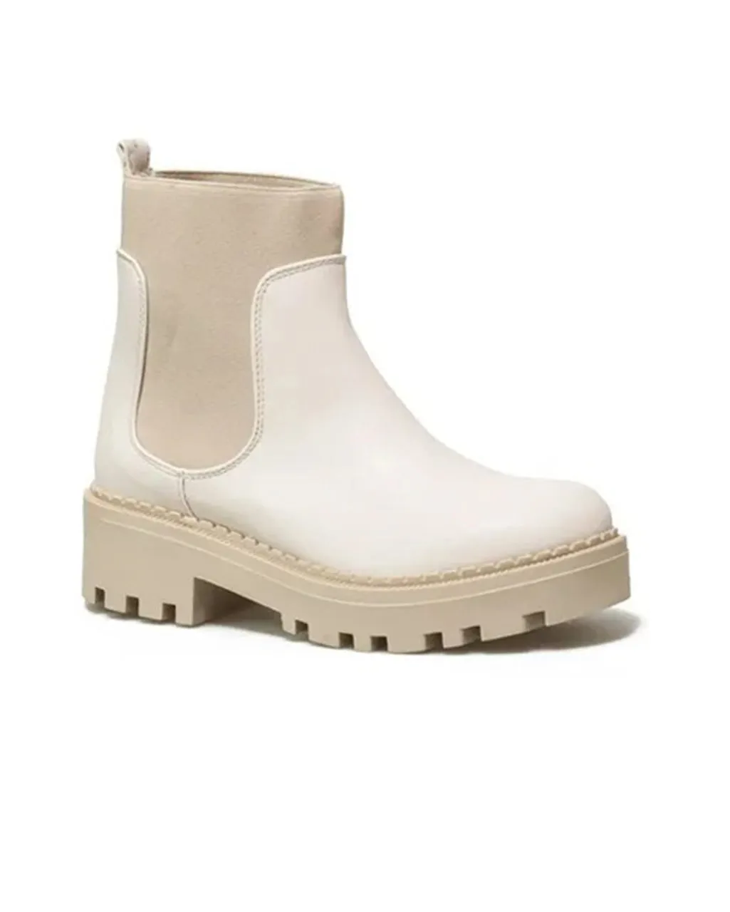 Botin Chunky Liso Con Elástico Norma 6049