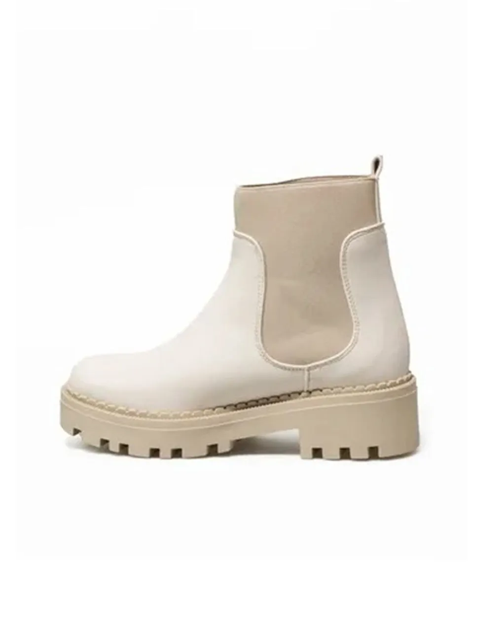 Botin Chunky Liso Con Elástico Norma 6049