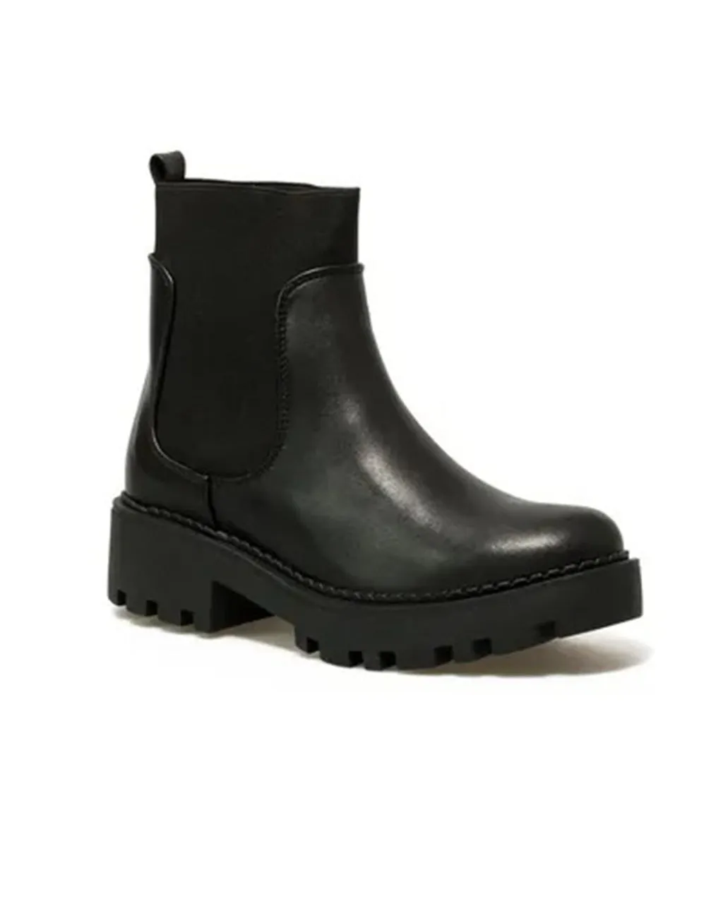 Botin Chunky Liso Con Elástico Norma 6049