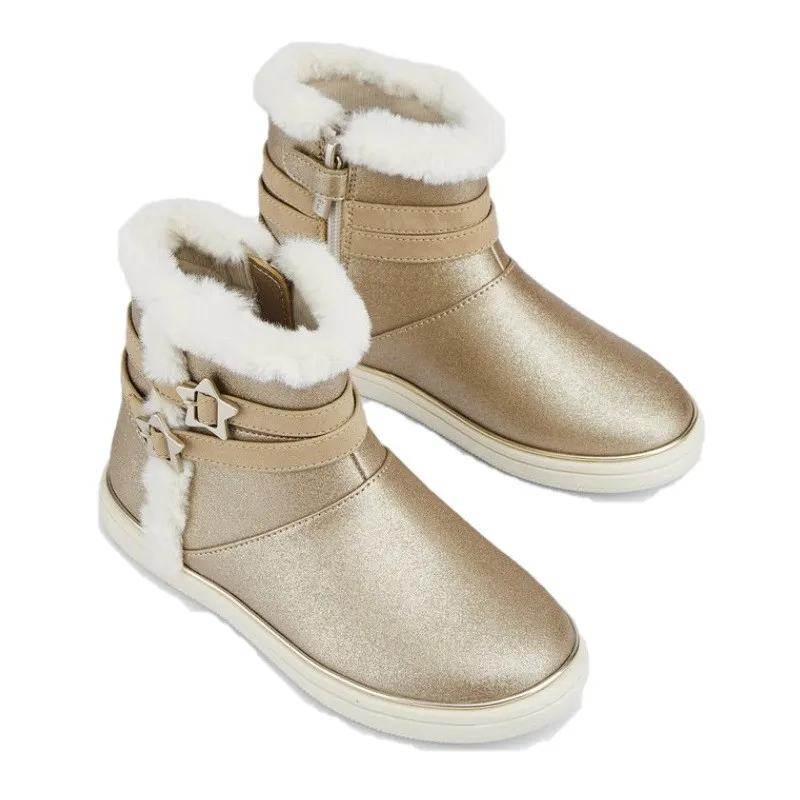 Botin Detalle Pelo Mayoral Oro 44317