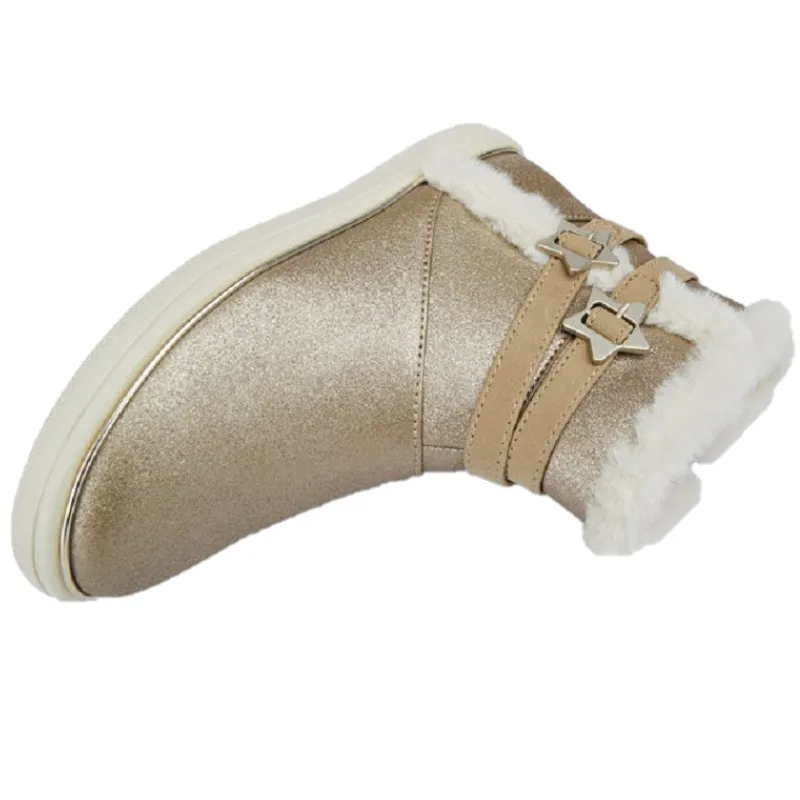Botin Detalle Pelo Mayoral Oro 44317