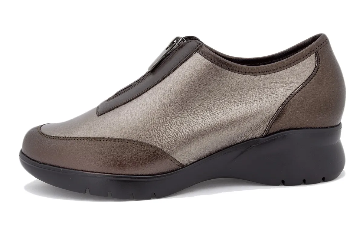 Bronze Print Bootee shoe