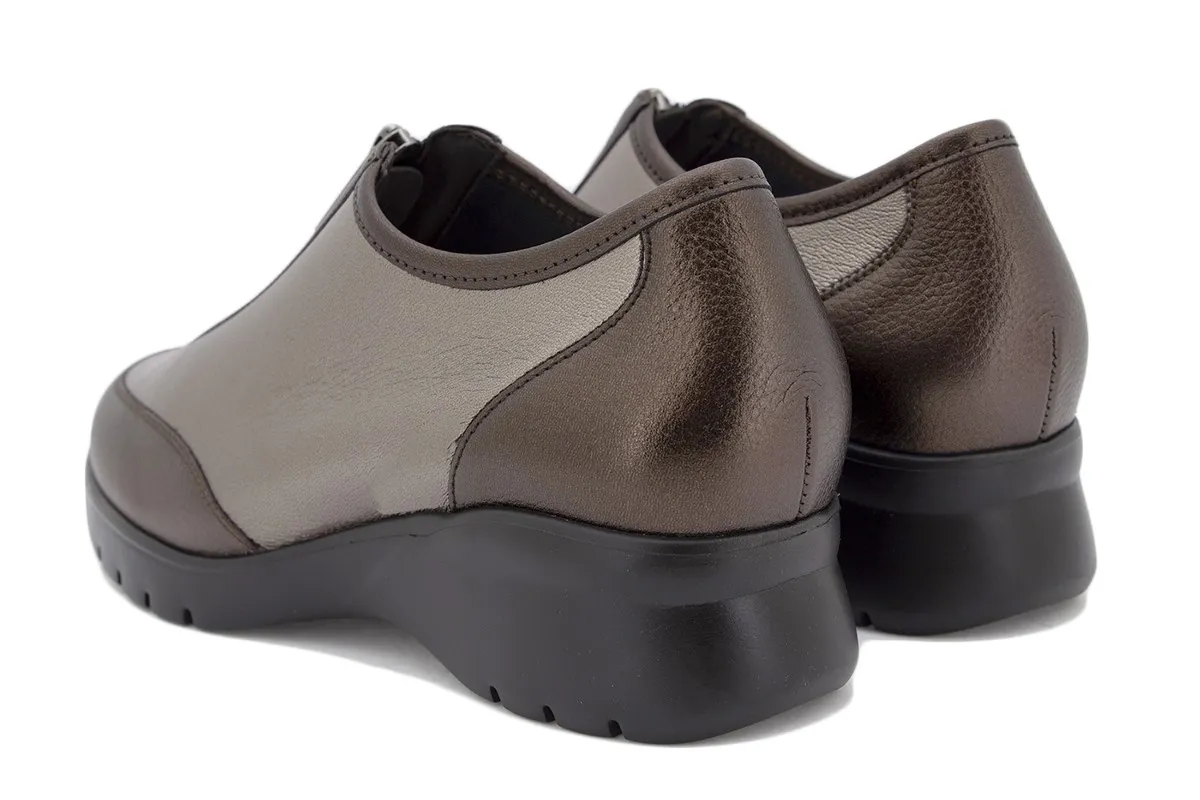 Bronze Print Bootee shoe