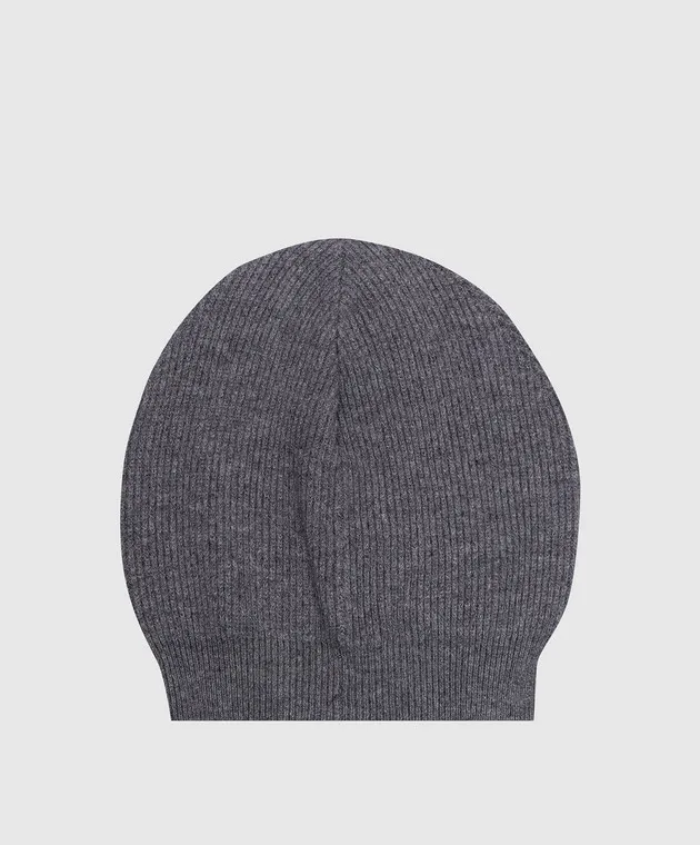 Brunello Cucinelli Gray cap with cashmere