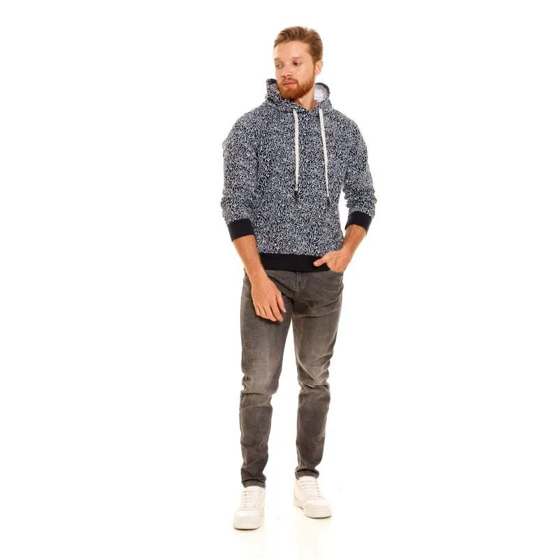 Buzo Hoodie Cerrado Para Hombre Girbaud