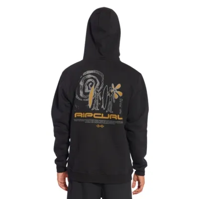 BUZO RIP CURL FE HOODIE JOURNEY NEGRO UNISEX