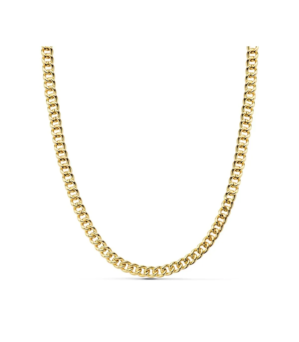 Cadena Barbada 5.3 mm Oro 18K 60 cm
