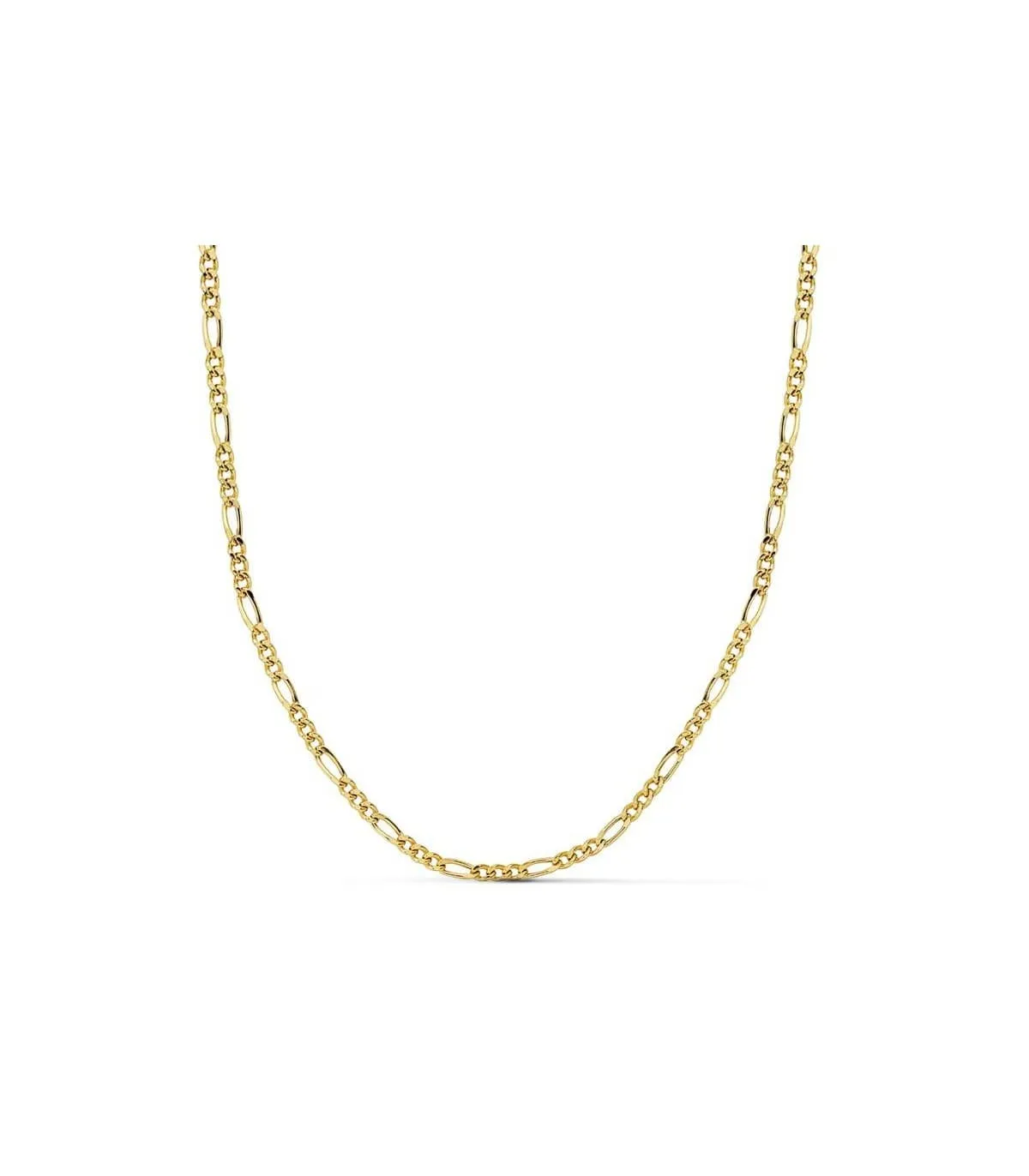 Cadena eslabones 3x1 2 mm Oro 18K 50 cm