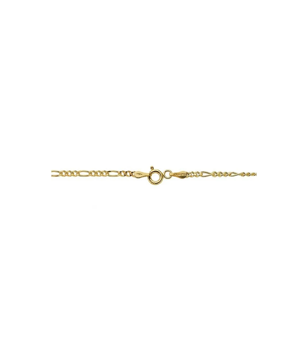 Cadena eslabones 3x1 2 mm Oro 18K 50 cm