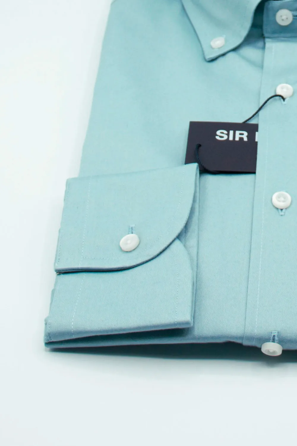 Camisa de hombre Sir Buho manga larga verde claro SIR BUHO