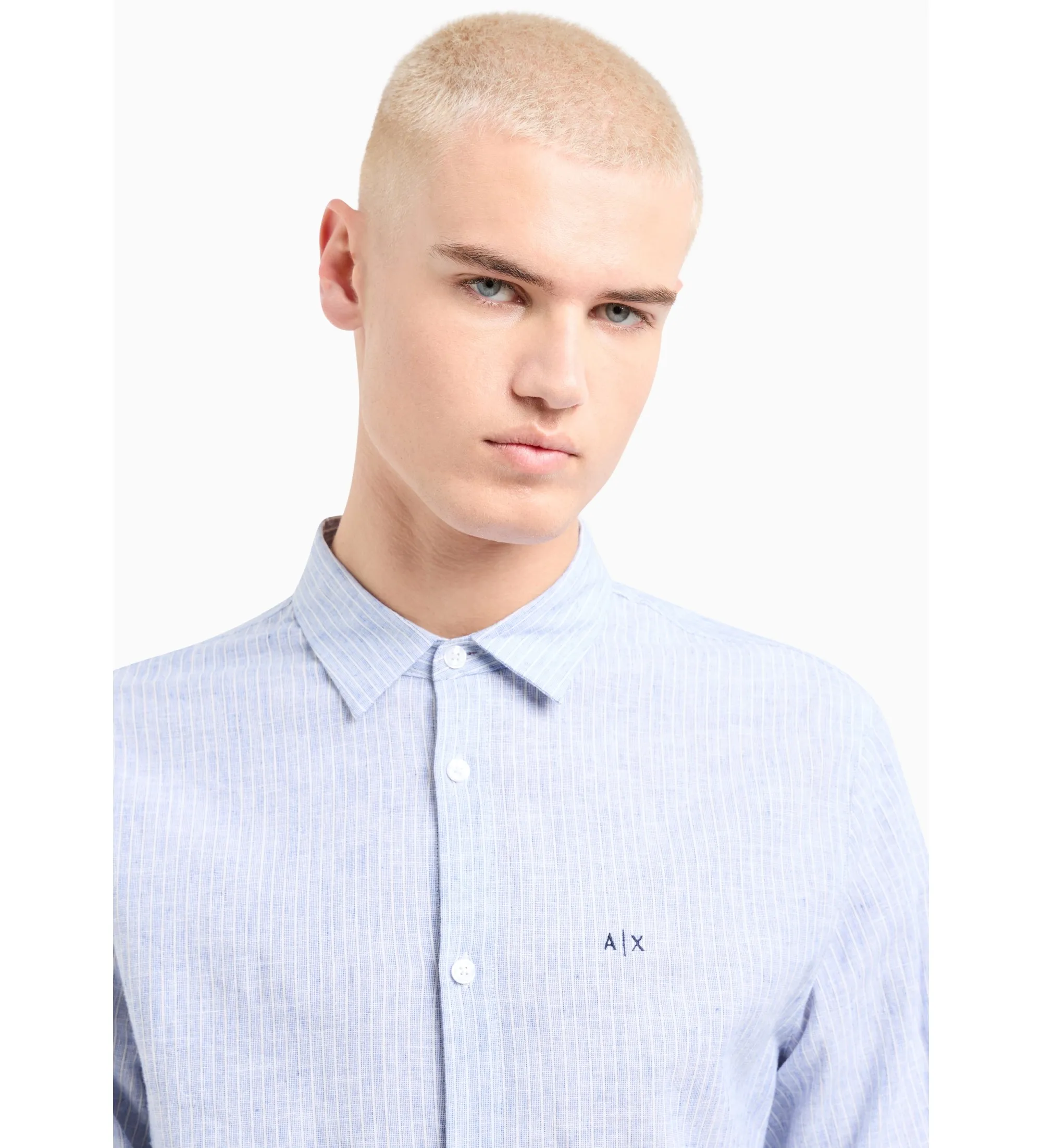 Camisa Lino azul